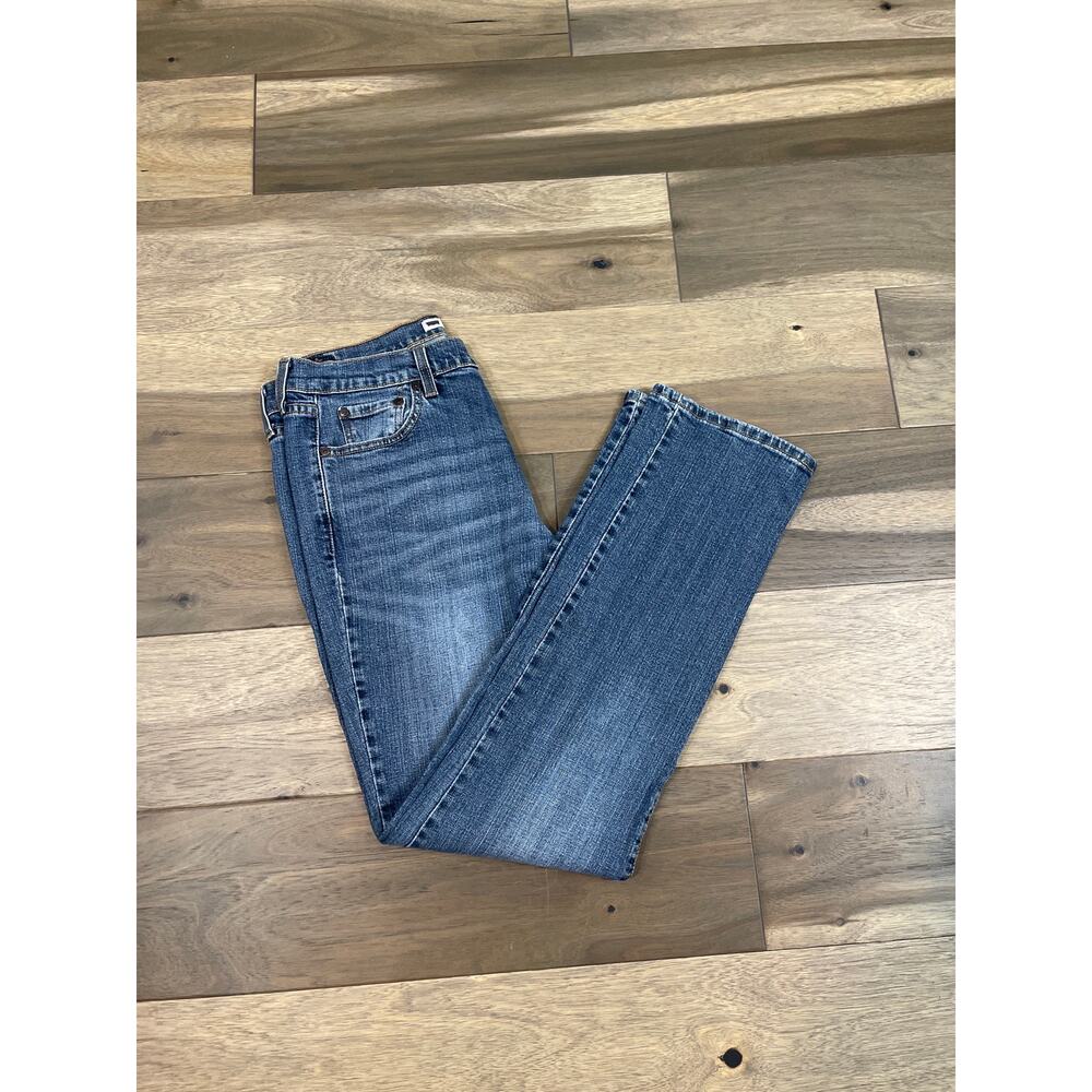 Levi’s 505 Straight Leg Jeans Size 12M Medium Wash Vintage Distressed Cotton
